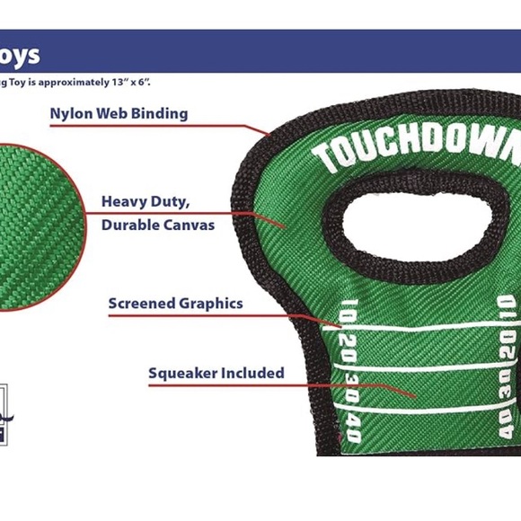 Alabama Football Dog Toy - Picture 7 of 10